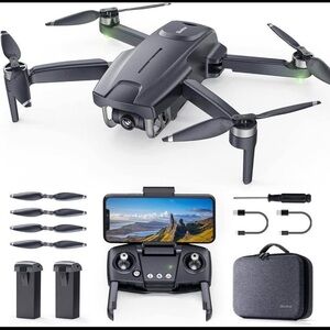 Black Drone with Accessories